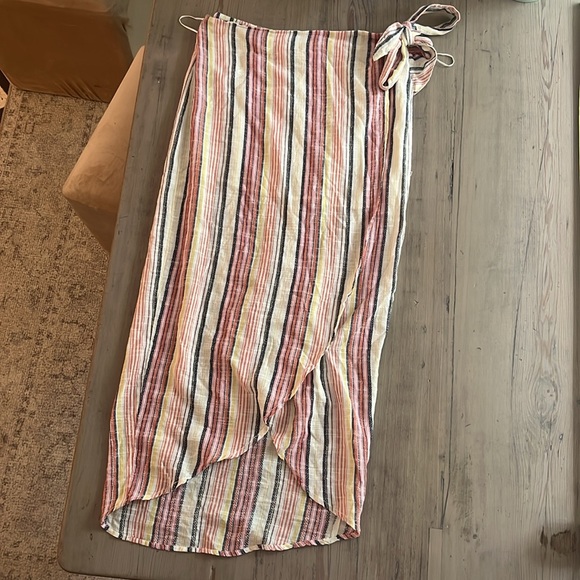 Free People Aubrey Sarong Skirt in Multi Combo size 12 NWT - Picture 5 of 10